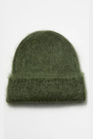 & OTHER STORIES Beanie Aus Einer Gebürsteten Mohairmischung - Grün