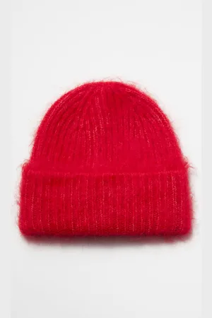 & OTHER STORIES Beanie Aus Einer Gebürsteten Mohairmischung - Rot