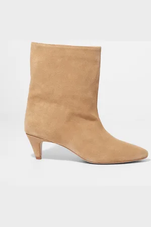 & OTHER STORIES Ankle Boots Mit Weitem Schaft - Beige