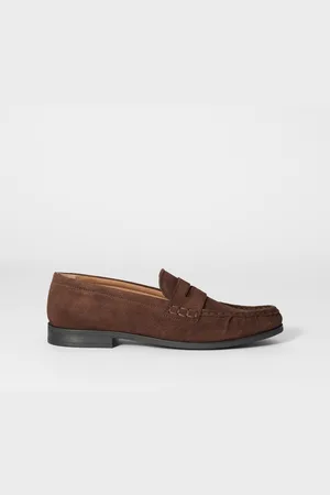 & OTHER STORIES Penny-Loafer Aus Veloursleder - Orange