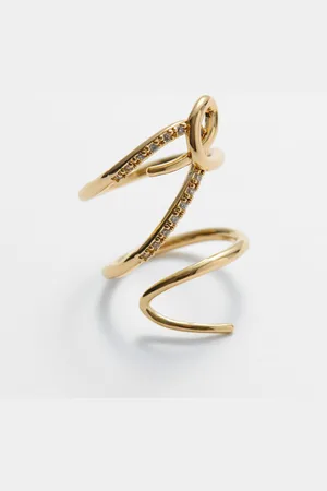 & OTHER STORIES Vergoldeter, Filigraner Ring Mit 18 Karat - Transparent