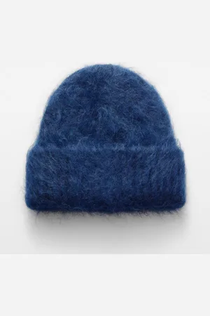 & OTHER STORIES Beanie Aus Einer Gebürsteten Mohairmischung - Blau