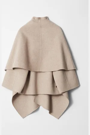 & OTHER STORIES Asymmetrisches Woll-Cape