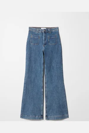 & OTHER STORIES Ausgestellte Jeans Mit Hohem Bund - Blau