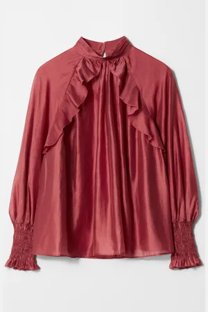 & OTHER STORIES Bluse Mit Rüschen - Rot