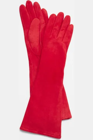 & OTHER STORIES Mit Wolle Gefütterte Handschuhe Aus Veloursleder