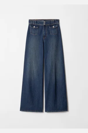 & OTHER STORIES Ausgestellte Jeans Mit Bügelfalten - Blau