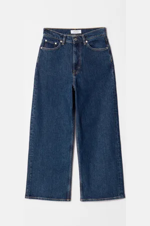 & OTHER STORIES Verkürzte Jeans Mit Weitem Bein - Blau