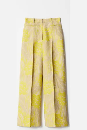 & OTHER STORIES Jacquard-Hose Mit Bügelfalten - Gelb