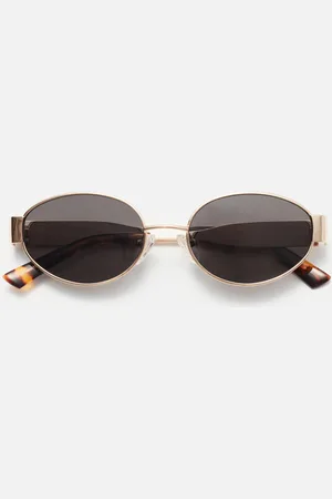 & OTHER STORIES Ovale Sonnenbrille Mit Metallgestell - Goldfarben