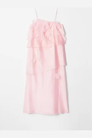 & OTHER STORIES Maxikleid Mit Blumenapplikation - Rosa