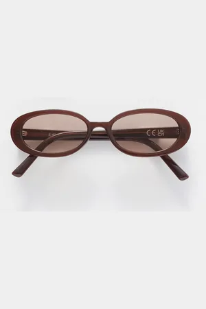 & OTHER STORIES Ovale Sonnenbrille Mit Schmalem Rahmen - Orange