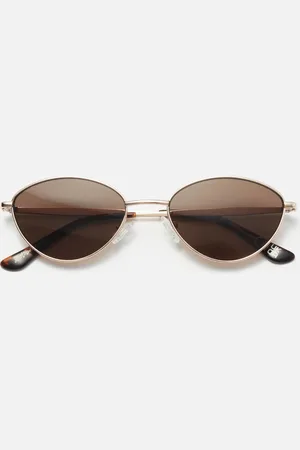& OTHER STORIES Ovale Sonnenbrille Mit Metallgestell - Goldfarben