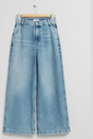 & OTHER STORIES Wide Low-Waist Jeans - Blau