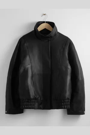 & OTHER STORIES Oversized-Lederjacke