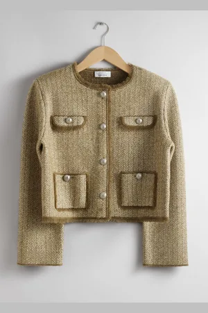 & OTHER STORIES Tweedjacke Mit Knöpfen - Beige