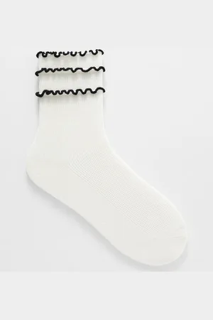 & OTHER STORIES Socken Mit Drei Rüschen - Weiß