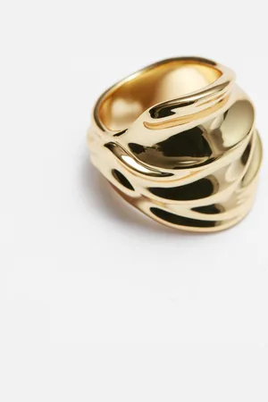 & OTHER STORIES Skulpturaler Ring In Wellenform - Goldfarben