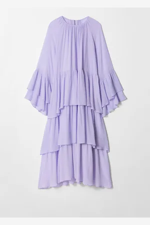 & OTHER STORIES Maxikleid Mit Volants - Lila