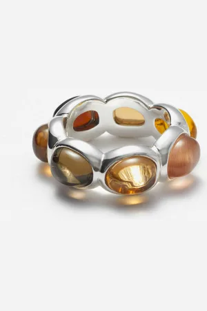 & OTHER STORIES Auffälliger Ring Mit Schmucksteinen - Orange