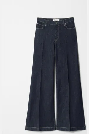 & OTHER STORIES Weite Jeans Mit Bügelfalten - Blau