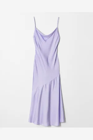 & OTHER STORIES Midi-Trägerkleid Aus Satin - Lila