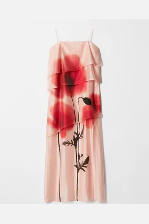 & OTHER STORIES Maxikleid Mit Blumenapplikation - Orange