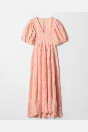 & OTHER STORIES Maxikleid Mit Puffärmeln - Orange