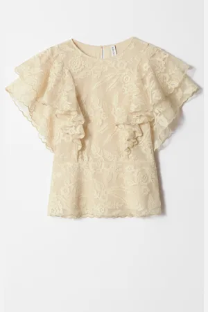 & OTHER STORIES Bluse Mit Spitze Und Volants