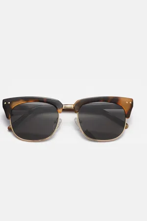 & OTHER STORIES Klassische Sonnenbrille Mit D-Förmigem Rahmen - Schwarz