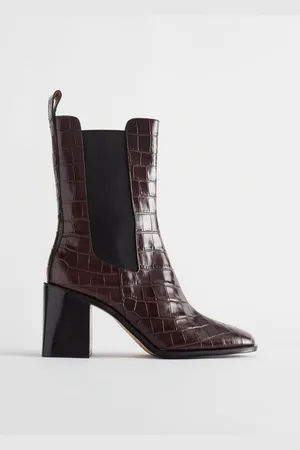 & OTHER STORIES Chelsea-Boots Aus Leder Mit Absatz