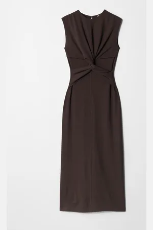 & OTHER STORIES Maxikleid Mit Twist-Detail - Braun