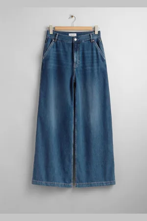 & OTHER STORIES Wide Low-Waist Jeans - Blau