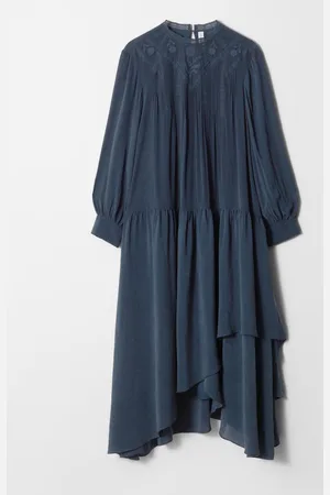 & OTHER STORIES Maxikleid Aus Spitze - Blau