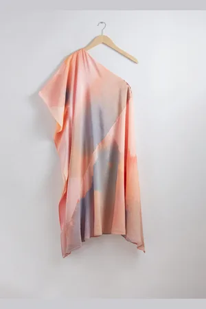 & OTHER STORIES Asymmetrisches One-Shoulder-Midikleid - Orange