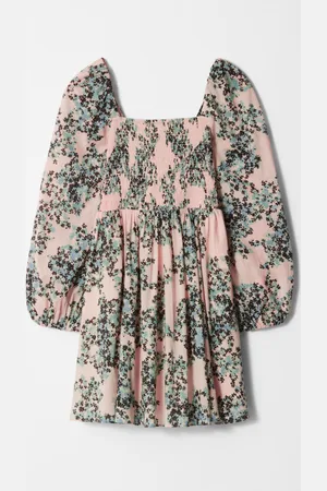 & OTHER STORIES Babydoll-Midikleid - Mehrfarbig