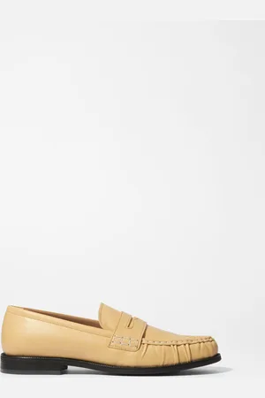 & OTHER STORIES Penny-Loafer Aus Veloursleder - Gelb