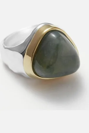 & OTHER STORIES Zweifarbiger Ring Mit Schmuckstein - Goldfarben