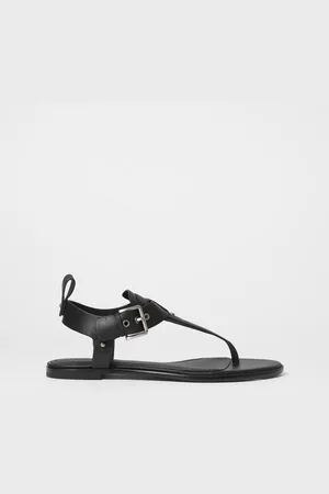 & OTHER STORIES Ledersandalen Mit Knöchelriemen