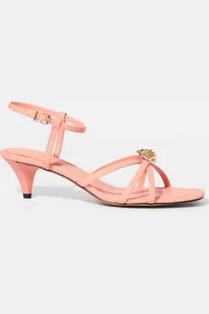 & OTHER STORIES Verzierte Ledersandalen Mit Absatz - Orange