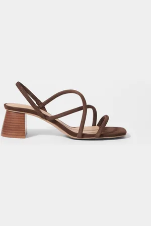 & OTHER STORIES Riemchensandalen Mit Blockabsatz - Orange