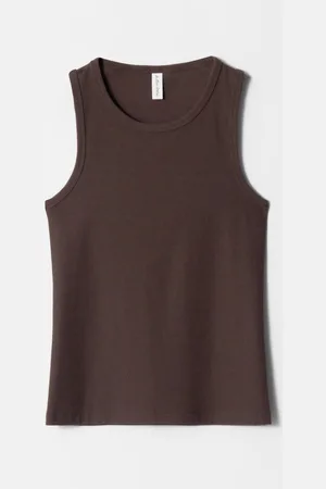 & OTHER STORIES Figurbetontes Tanktop - Braun