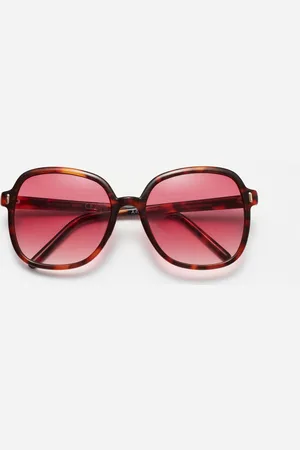 & OTHER STORIES Oversized-Sonnenbrille Mit Schmalem Rahmen - Rosa