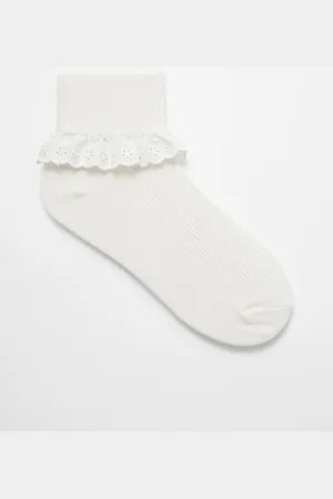 & OTHER STORIES Bestickte Rüschensocken