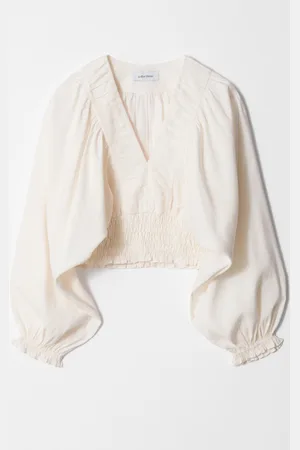 & OTHER STORIES Gesmokte Bluse Mit Puffärmeln