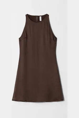 & OTHER STORIES Minikleid Aus Satin - Braun