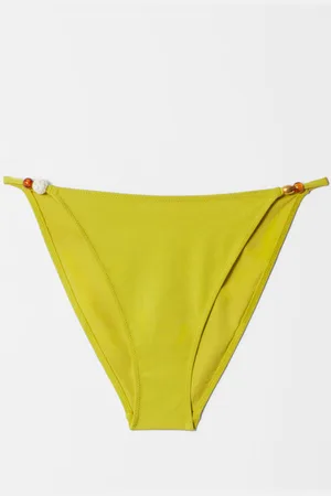 & OTHER STORIES Bikinihose Mit Perlenverzierung - Gelb