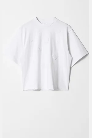 & OTHER STORIES T-Shirt Aus Baumwolle Mit Herzprägung