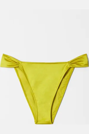& OTHER STORIES Geraffte Bikinihose - Gelb