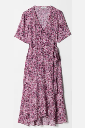 & OTHER STORIES Midi-Wickelkleid - Rosa